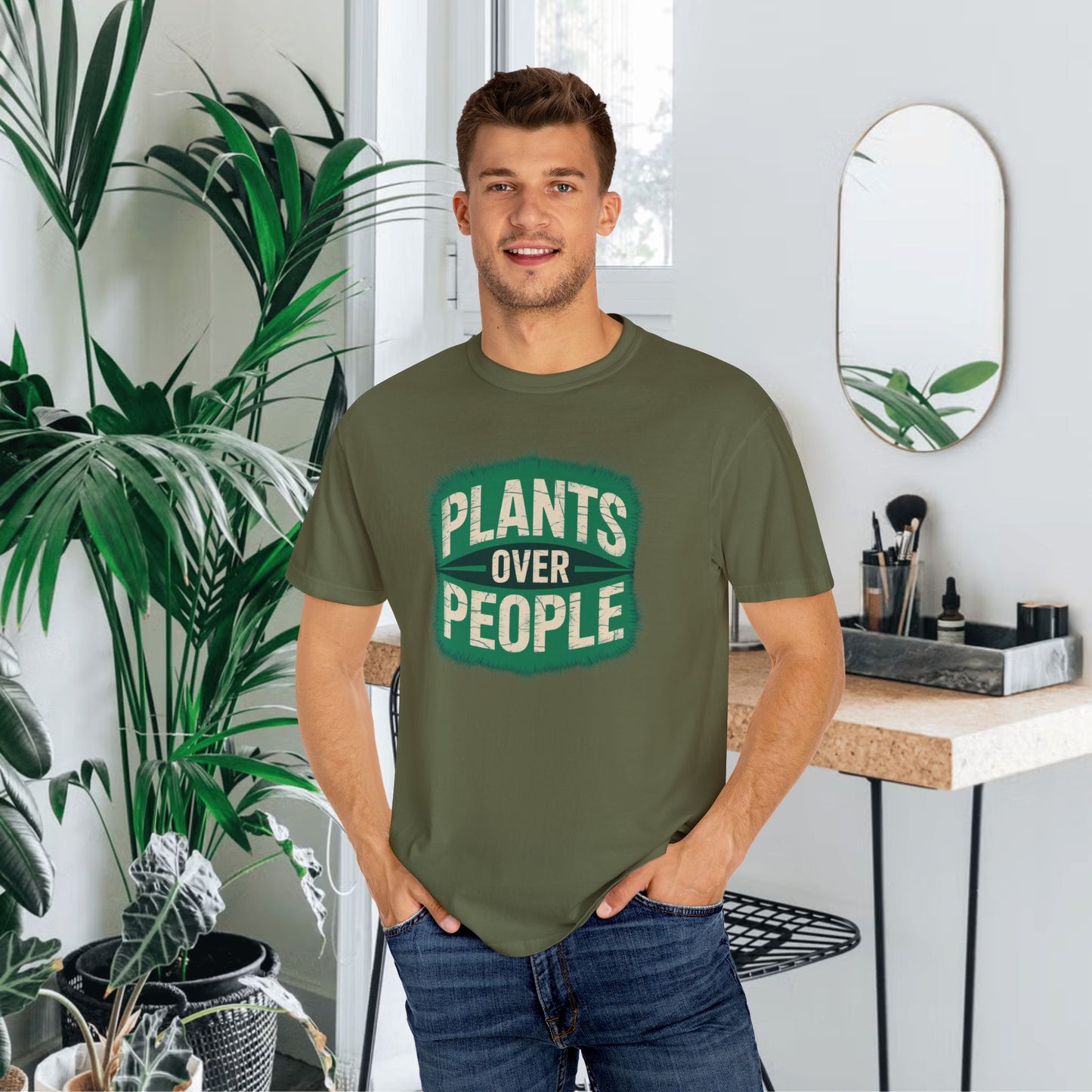 Plants Over People — Gardening Tee