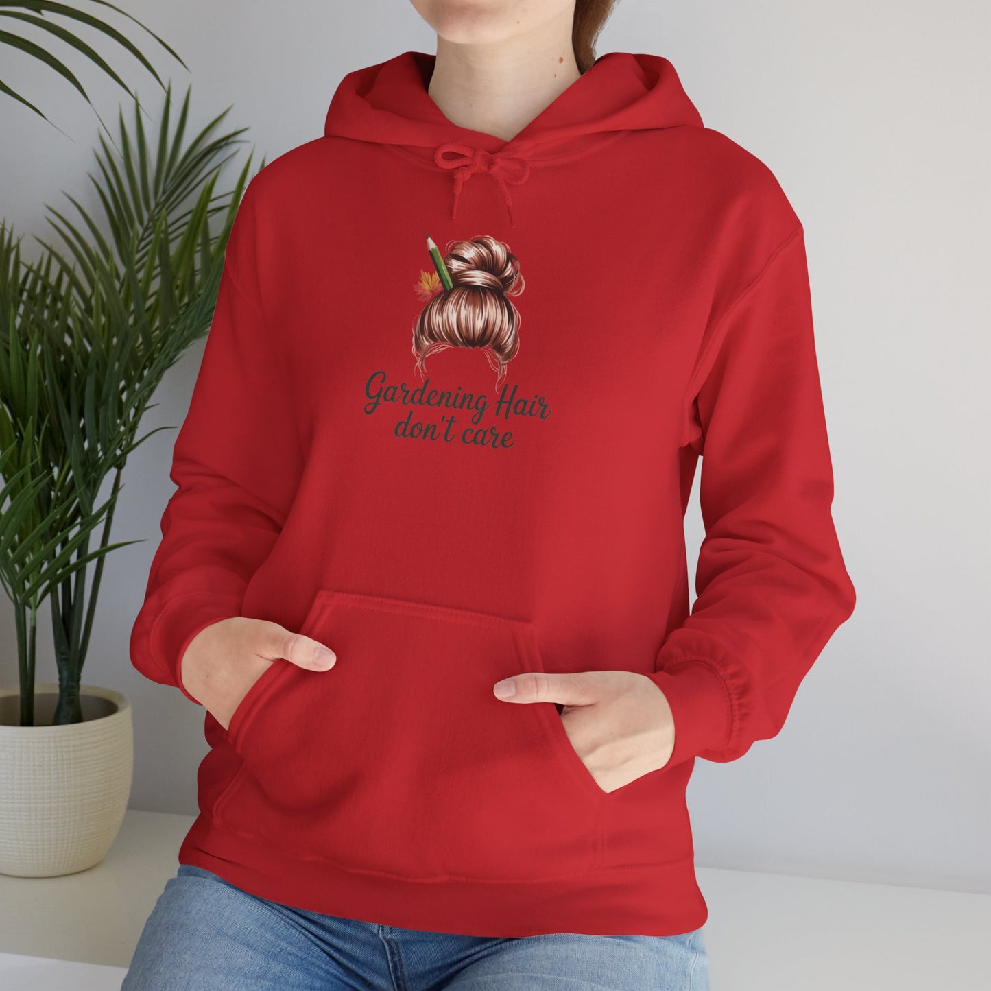 Gardening Hair Hoodie — Gardening Sweatshirt for Plant Lovers