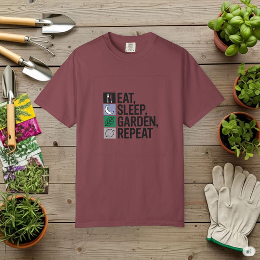 Eat, Sleep, Garden, Repeat T-Shirt
