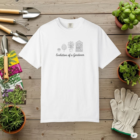 Evolution of a Gardener T-Shirt