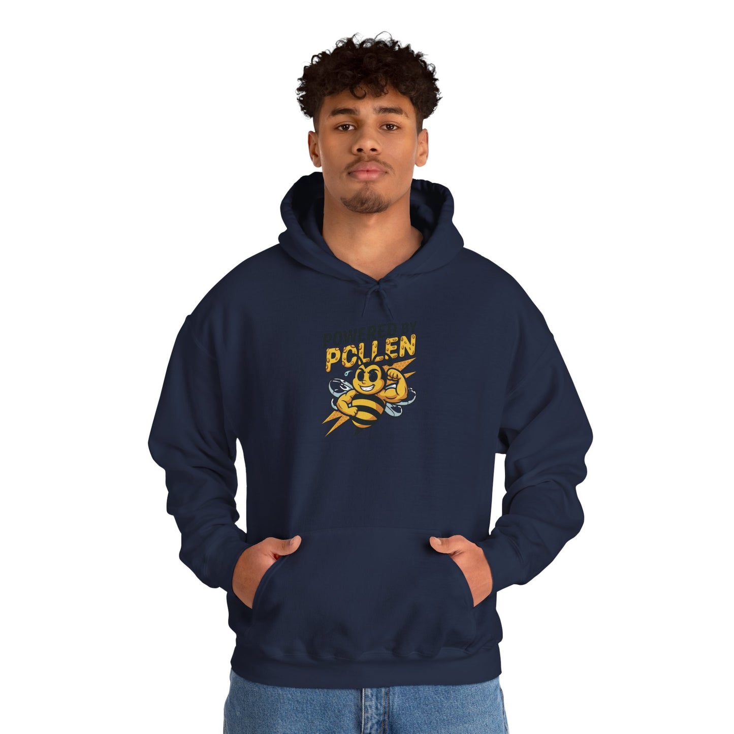 Powered By Pollen Hoodie — Gardening Sweatshirt for Plant Lovers