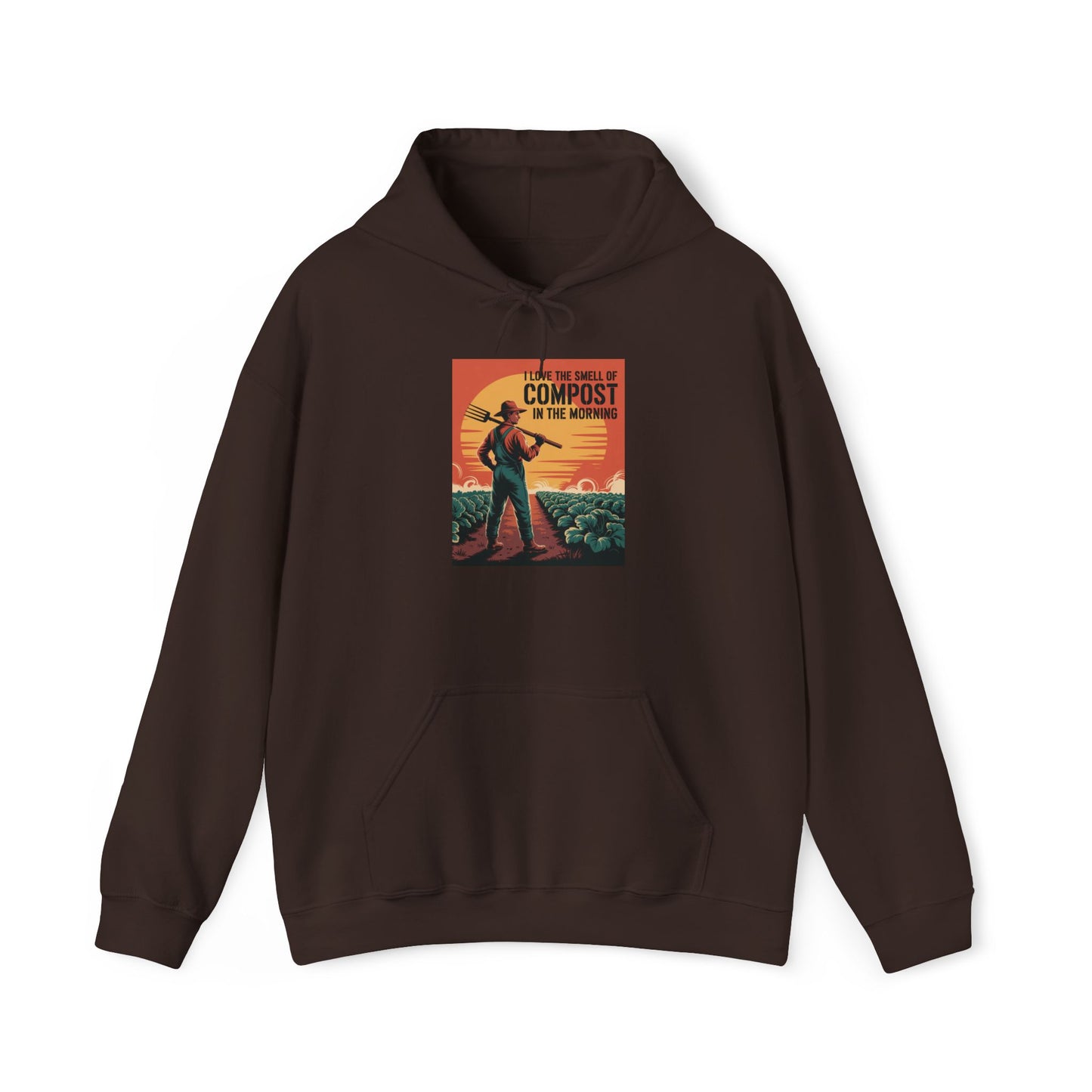 I Love the Smell of Compost Hoodie — Gardening Sweatshirt for Plant Lovers