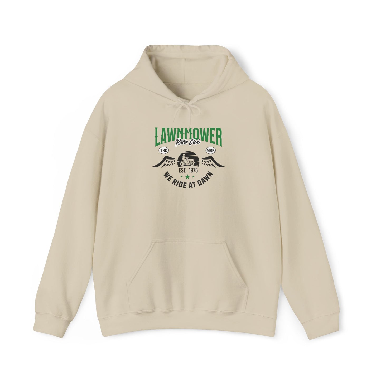 Lawnmower Riders Club Hoodie — Gardening Sweatshirt for Plant Lovers
