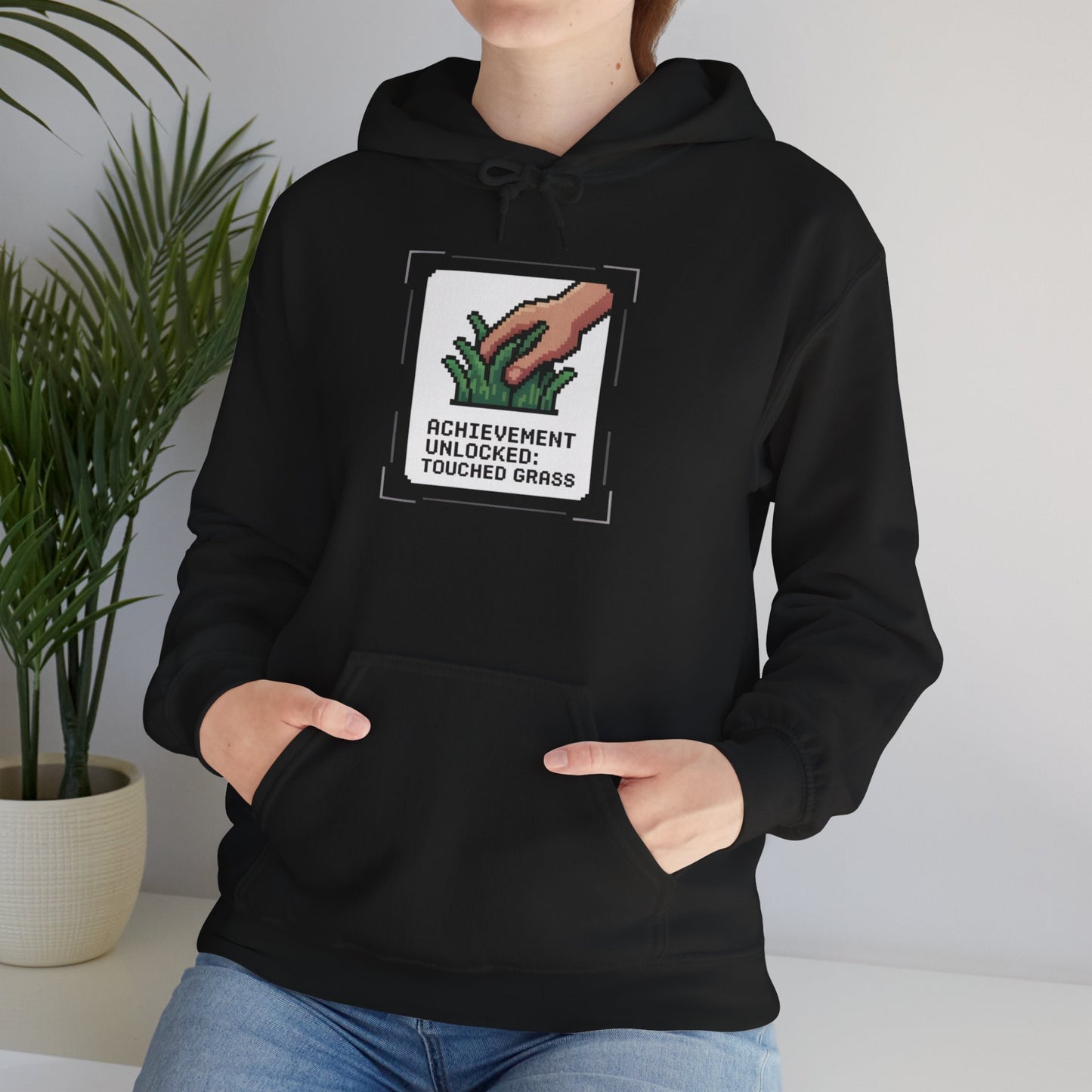 Touched Grass Hoodie — Gardening Sweatshirt for Plant Lovers