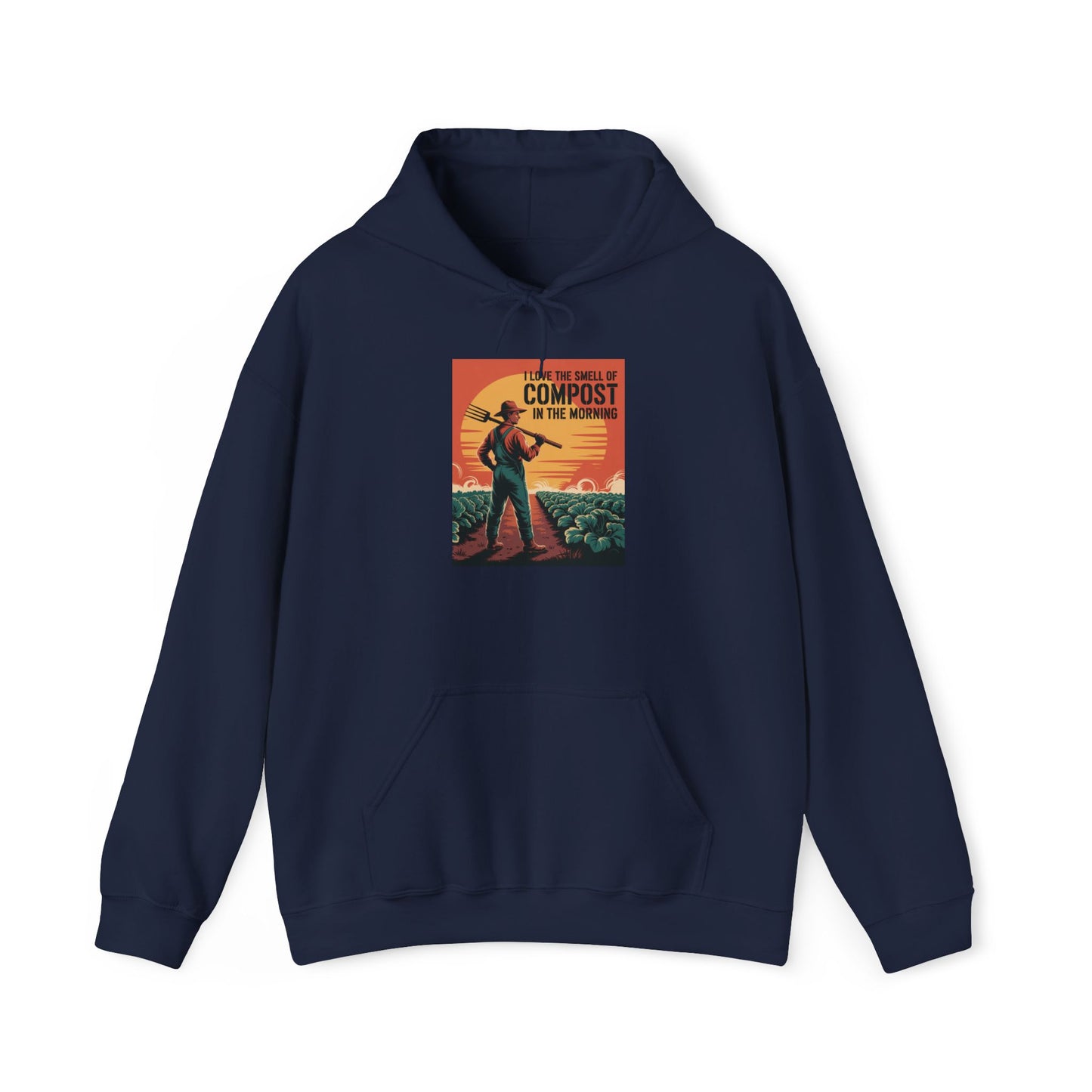 I Love the Smell of Compost Hoodie — Gardening Sweatshirt for Plant Lovers