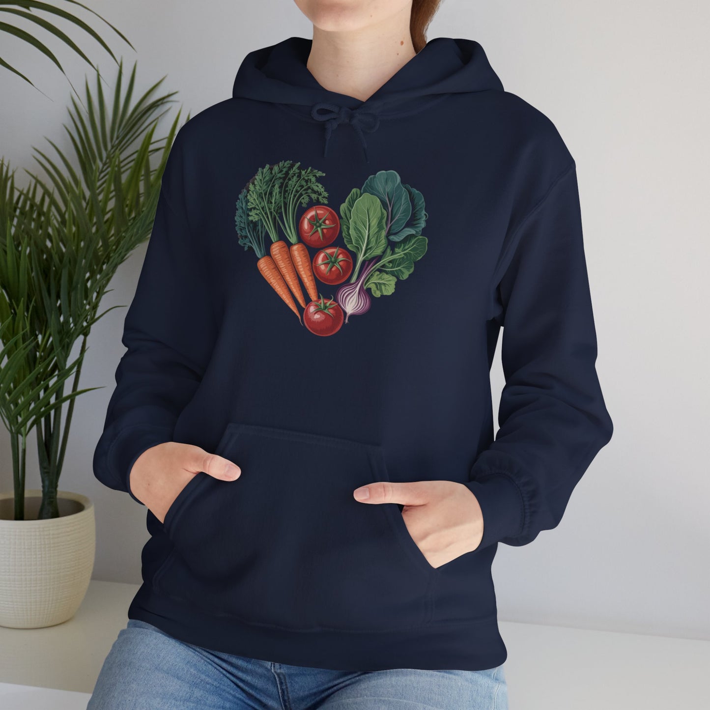 Heart Hoodie — Gardening Sweatshirt for Plant Lovers