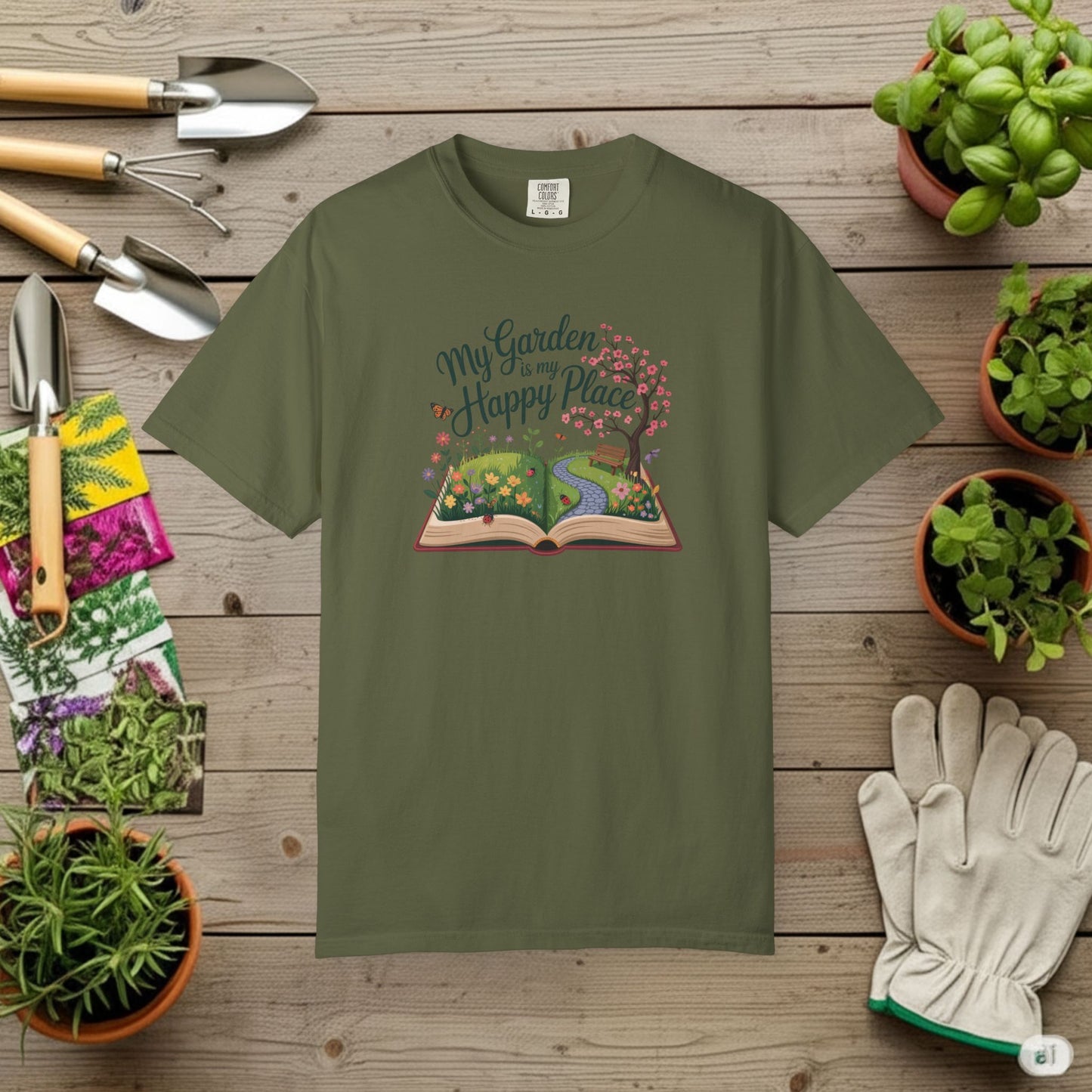 My Garden is my Happy Place T-Shirt
