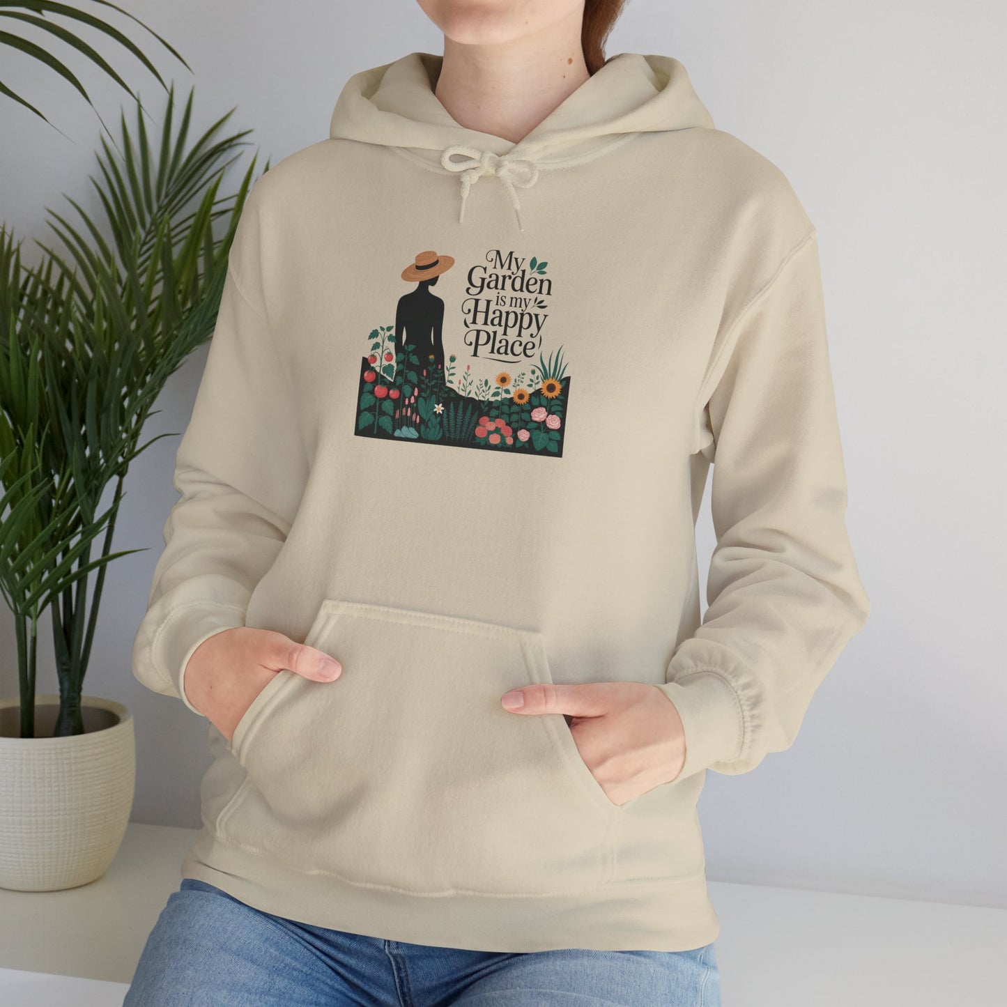 Copy of Happy Place Hoodie — Gardening Sweatshirt for Plant Lovers