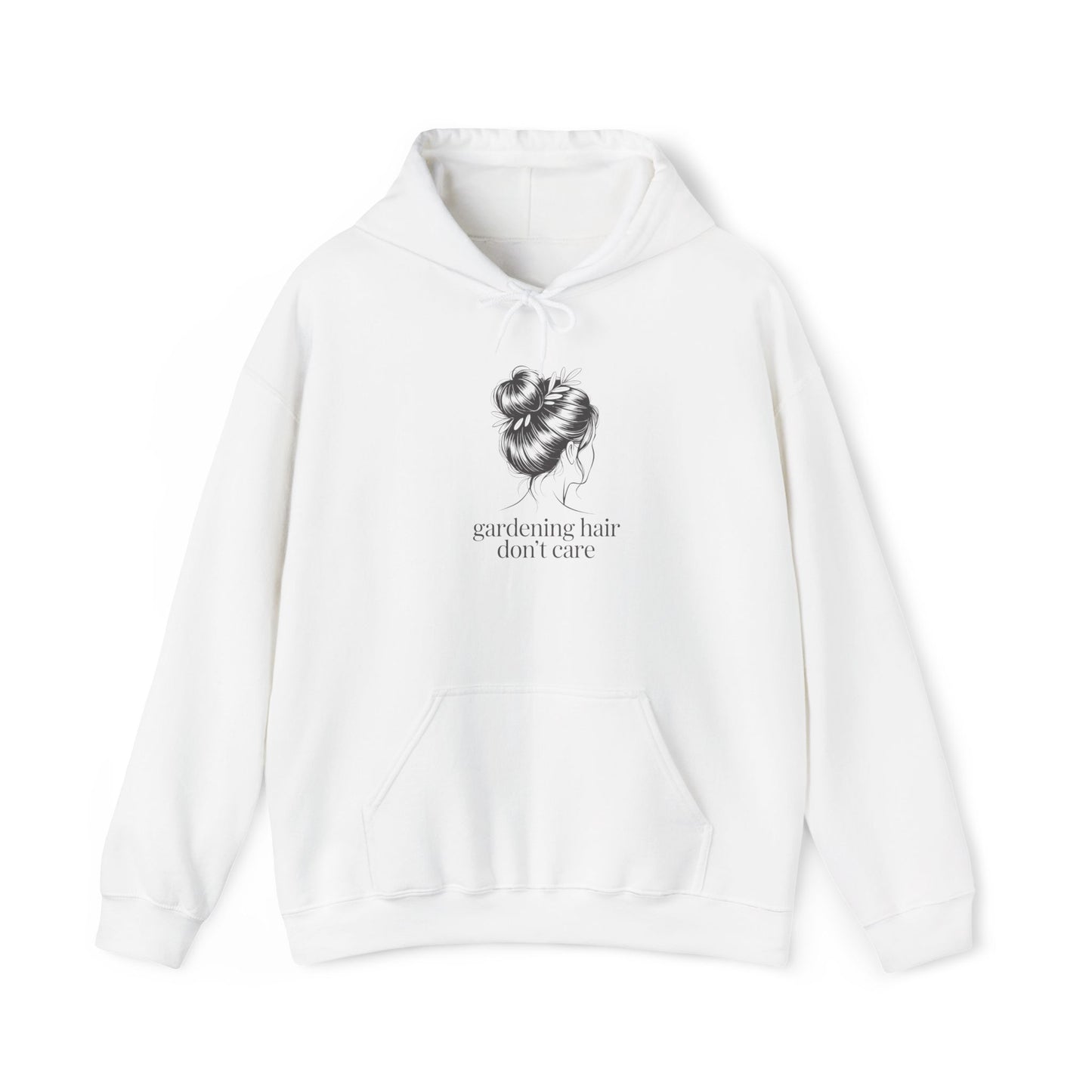 Gardening Hair Don't care Hoodie — Gardening Sweatshirt for Plant Lovers