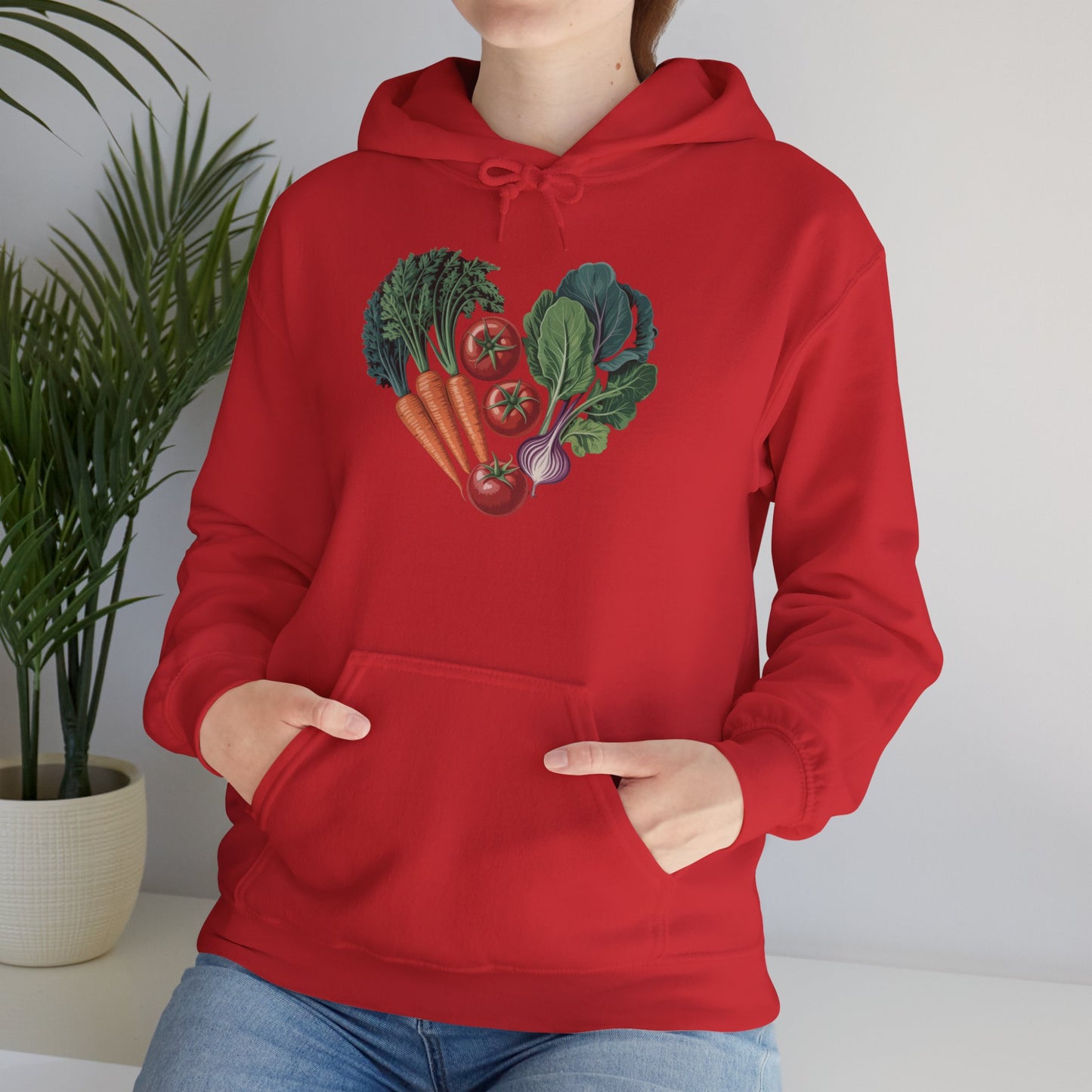 Heart Hoodie — Gardening Sweatshirt for Plant Lovers