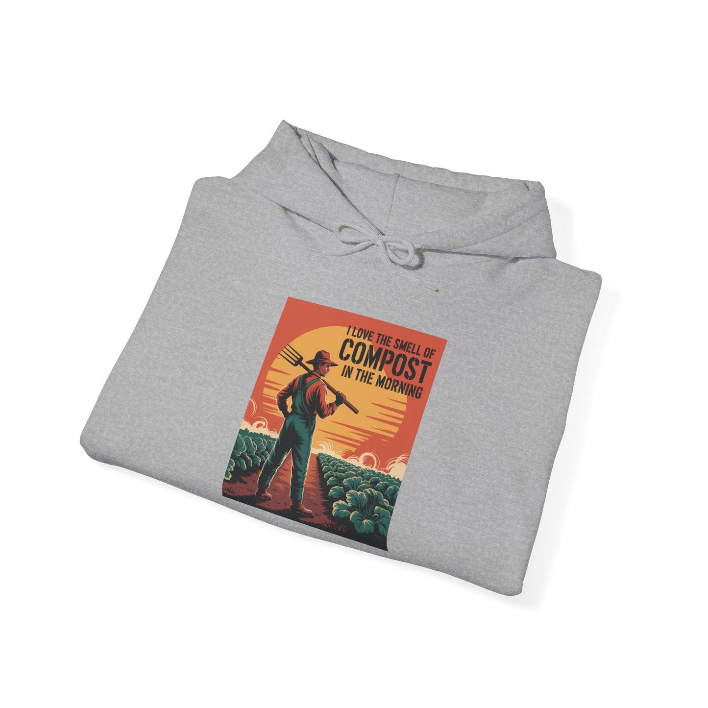 I Love the Smell of Compost Hoodie — Gardening Sweatshirt for Plant Lovers