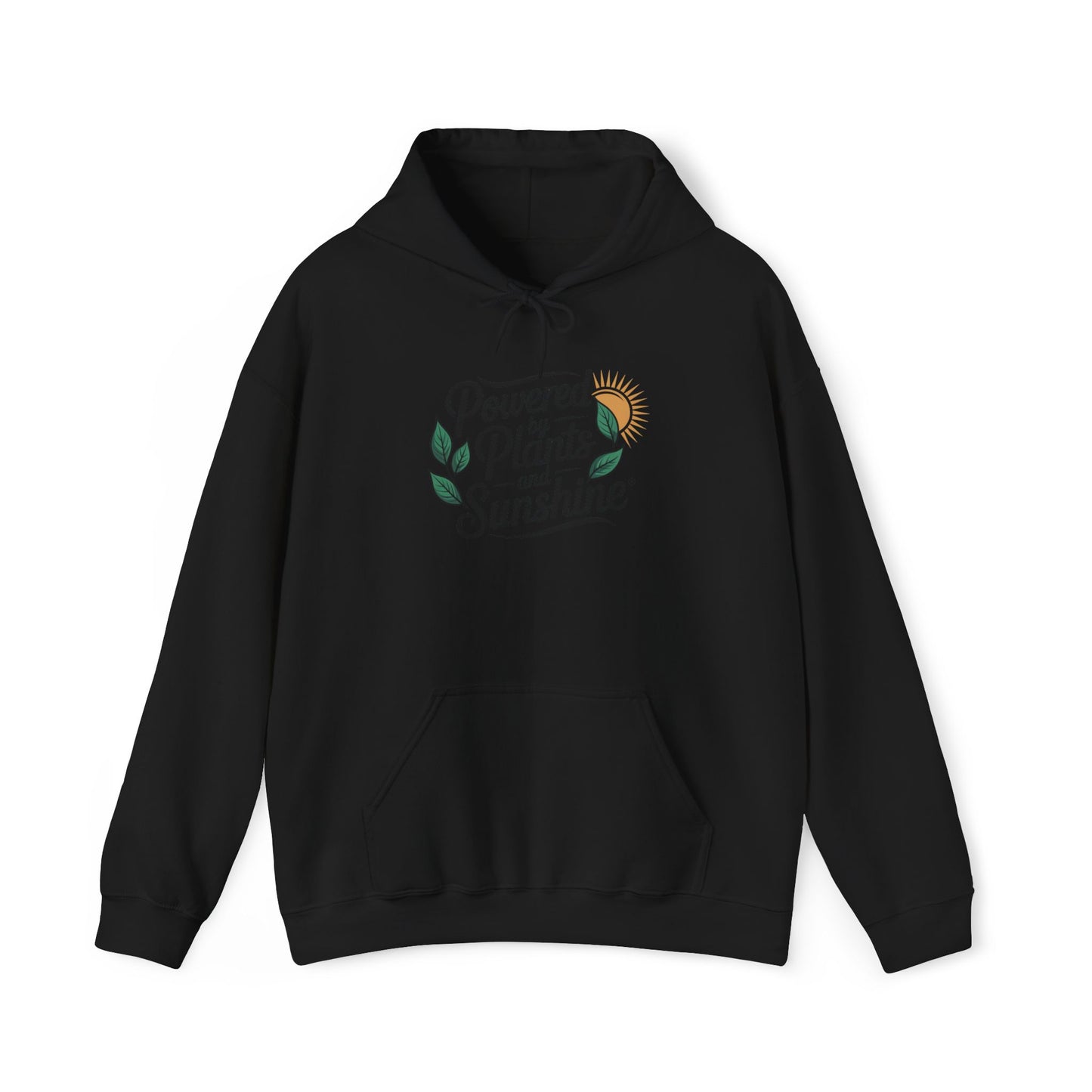 Powered by Plants Hoodie — Gardening Sweatshirt for Plant Lovers