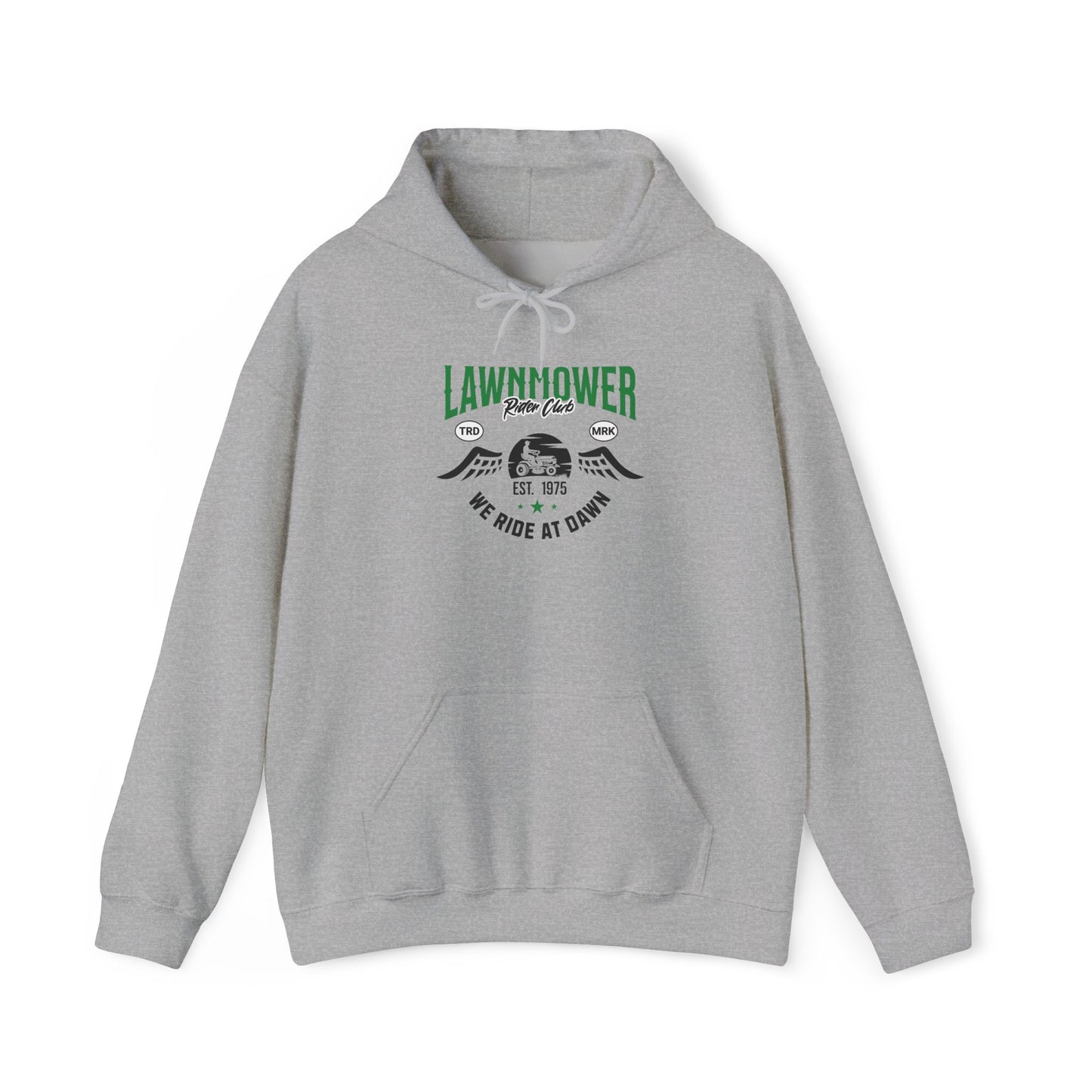 Lawnmower Riders Club Hoodie — Gardening Sweatshirt for Plant Lovers