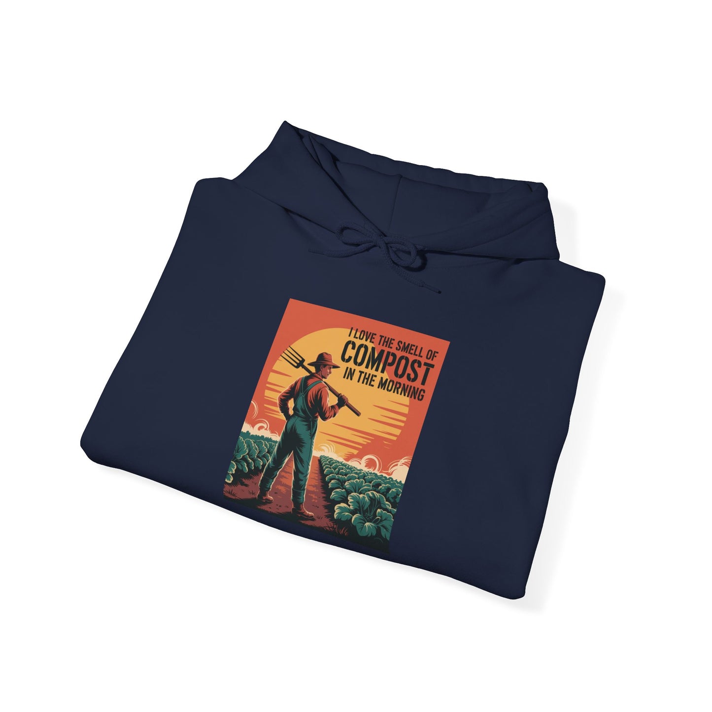 I Love the Smell of Compost Hoodie — Gardening Sweatshirt for Plant Lovers