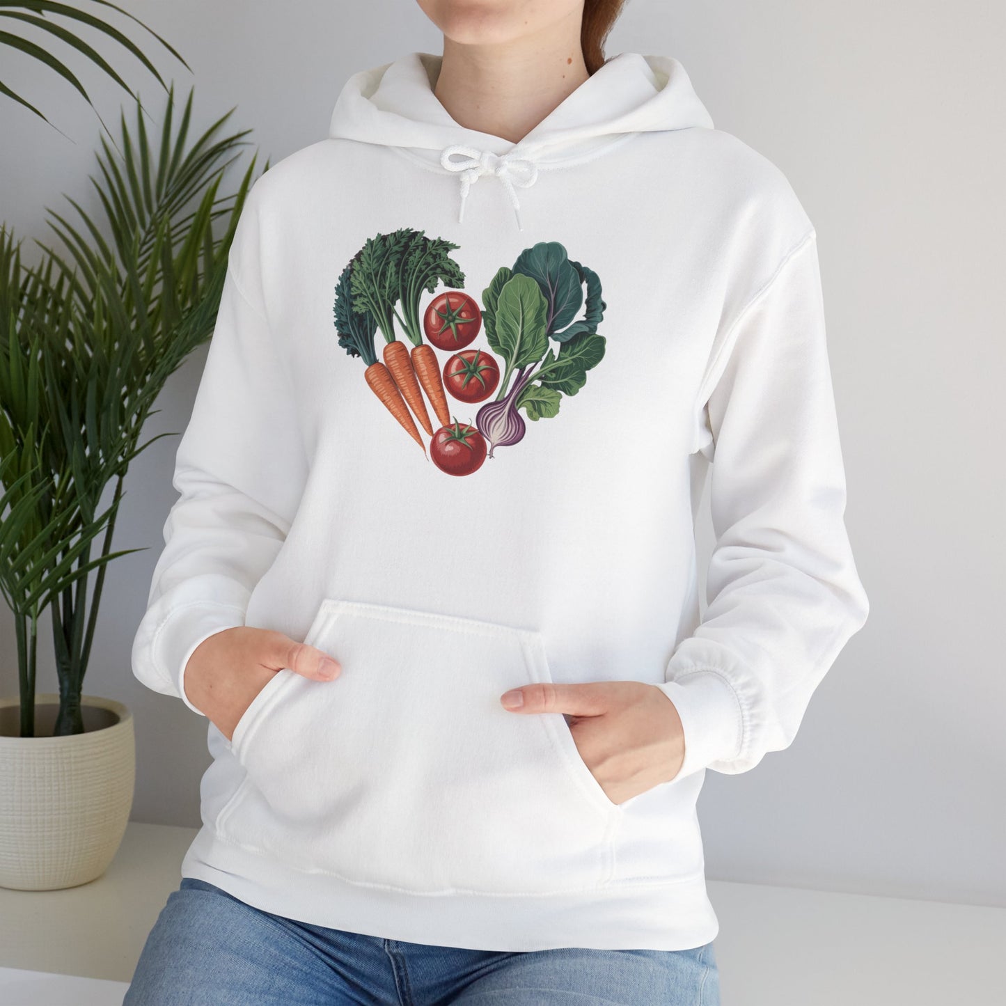 Heart Hoodie — Gardening Sweatshirt for Plant Lovers
