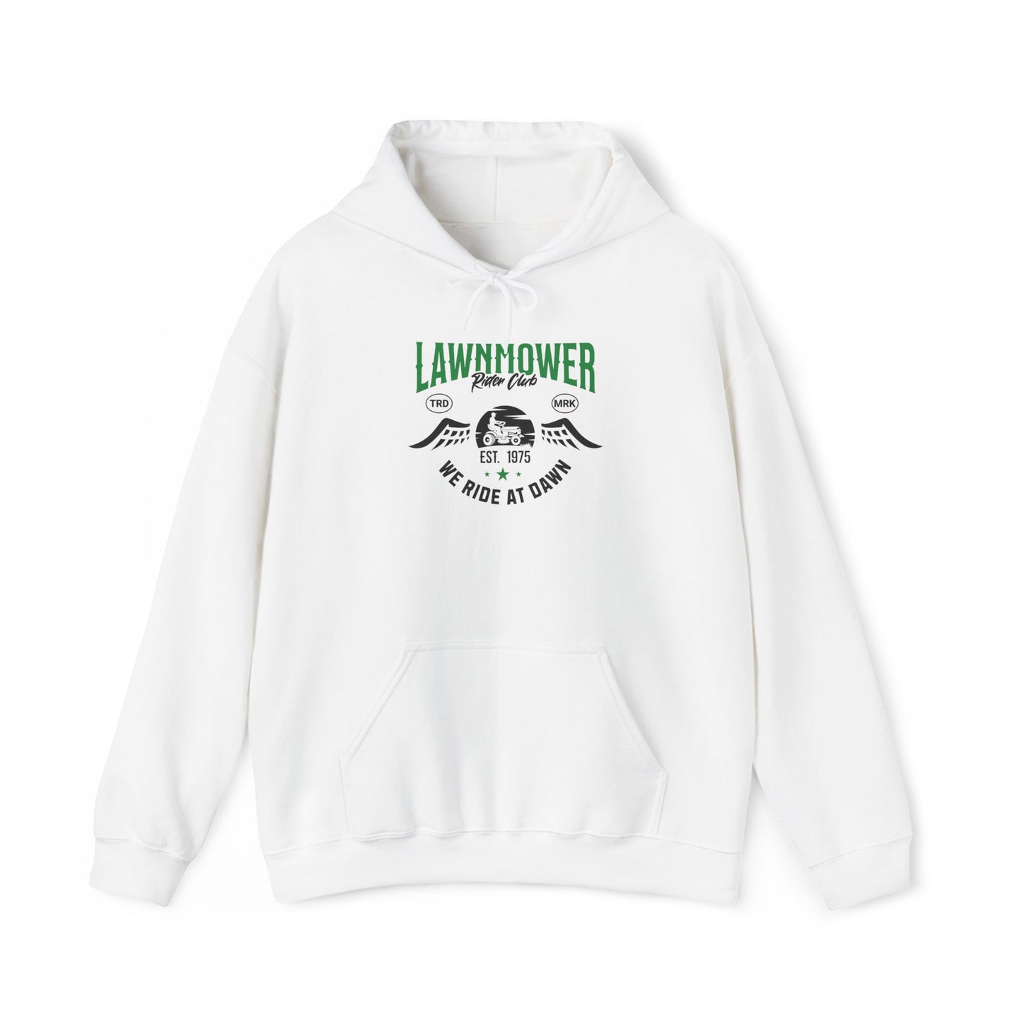 Lawnmower Riders Club Hoodie — Gardening Sweatshirt for Plant Lovers