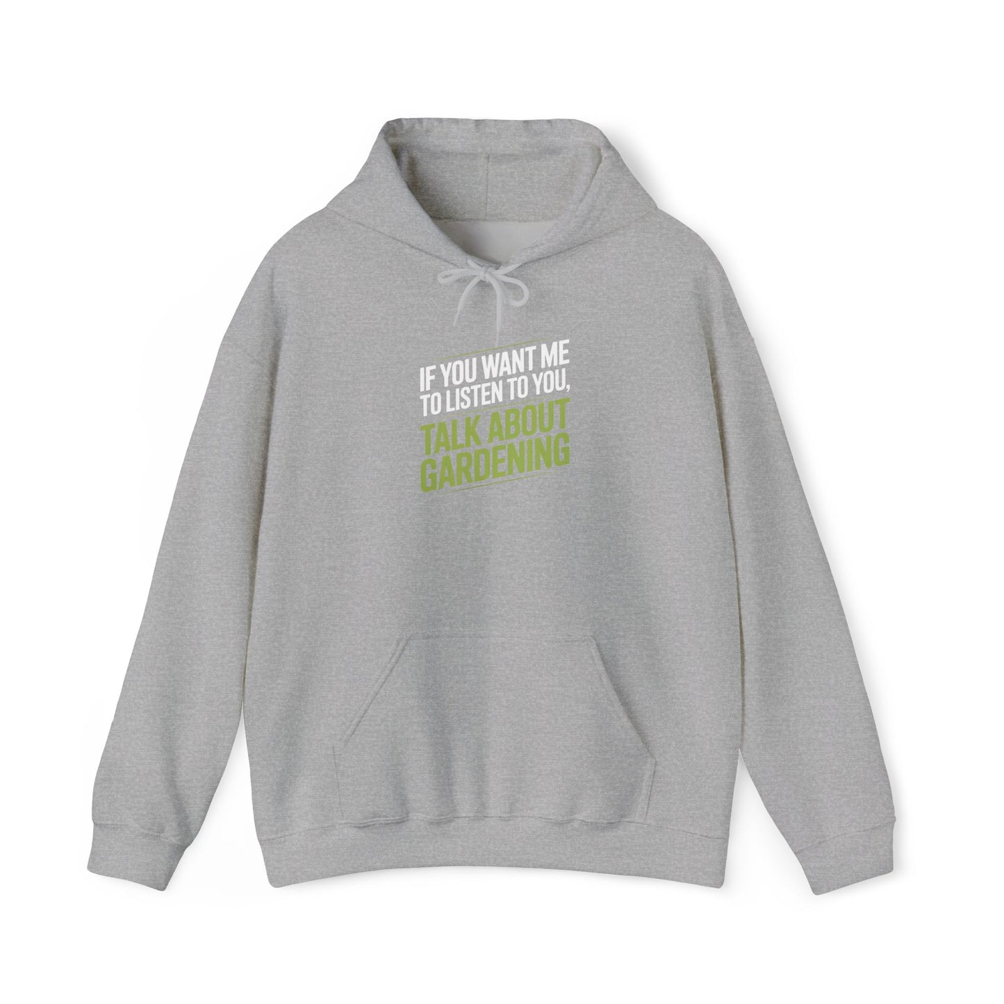 Talk About Gardening Hoodie — Gardening Sweatshirt for Plant Lovers