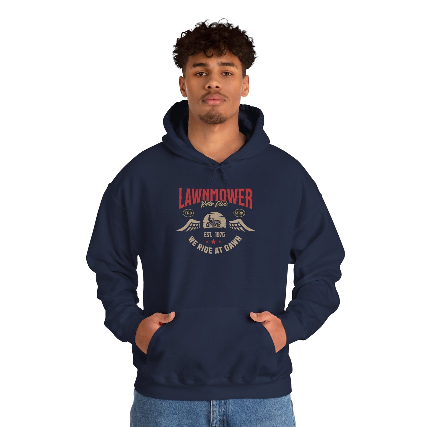 Lawnmower Riders Club Hoodie — Gardening Sweatshirt for Plant Lovers