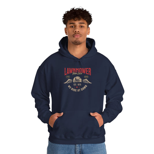 Lawnmower Riders Club Hoodie — Gardening Sweatshirt for Plant Lovers