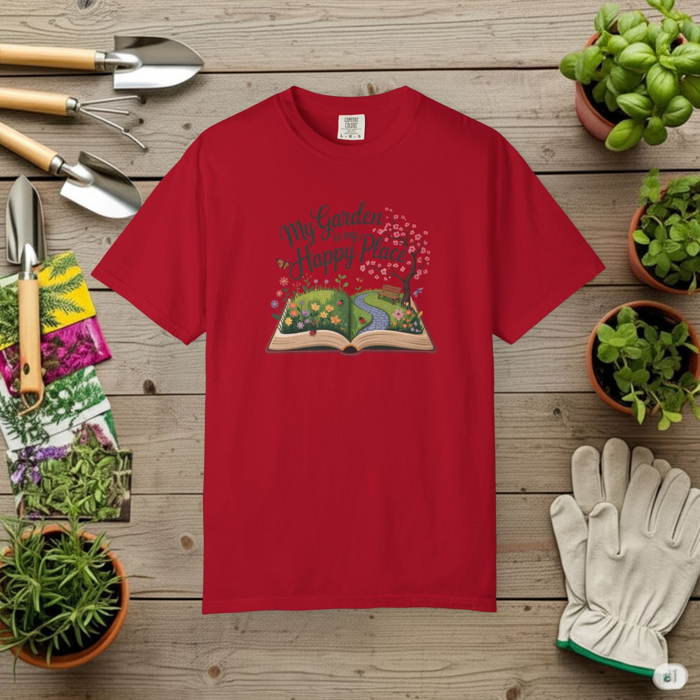 My Garden is my Happy Place T-Shirt