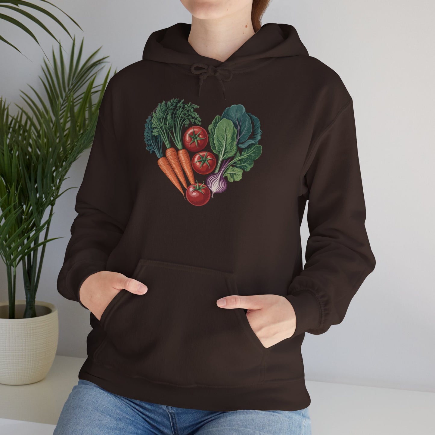 Heart Hoodie — Gardening Sweatshirt for Plant Lovers