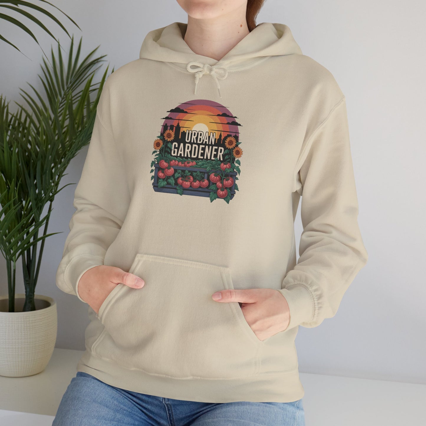 Urban Gardener Hoodie — Gardening Sweatshirt for Plant Lovers