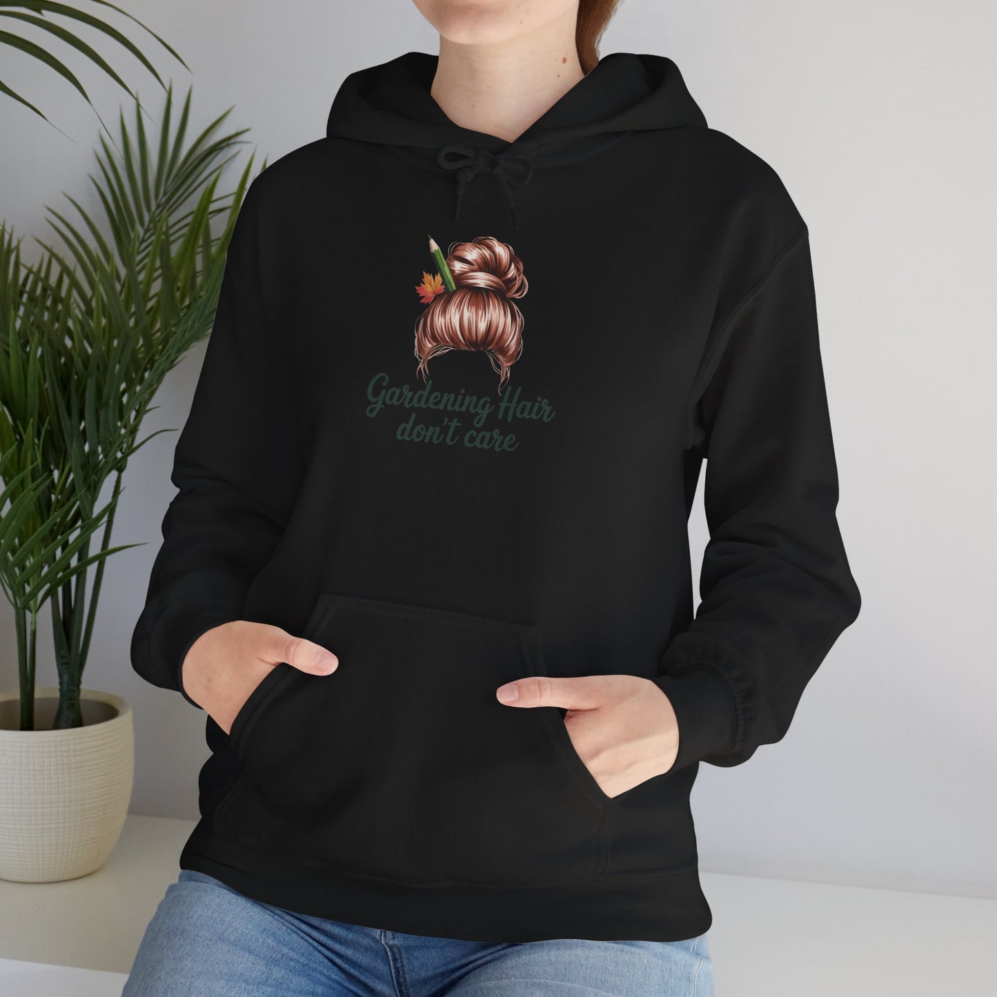 Gardening Hair Hoodie — Gardening Sweatshirt for Plant Lovers