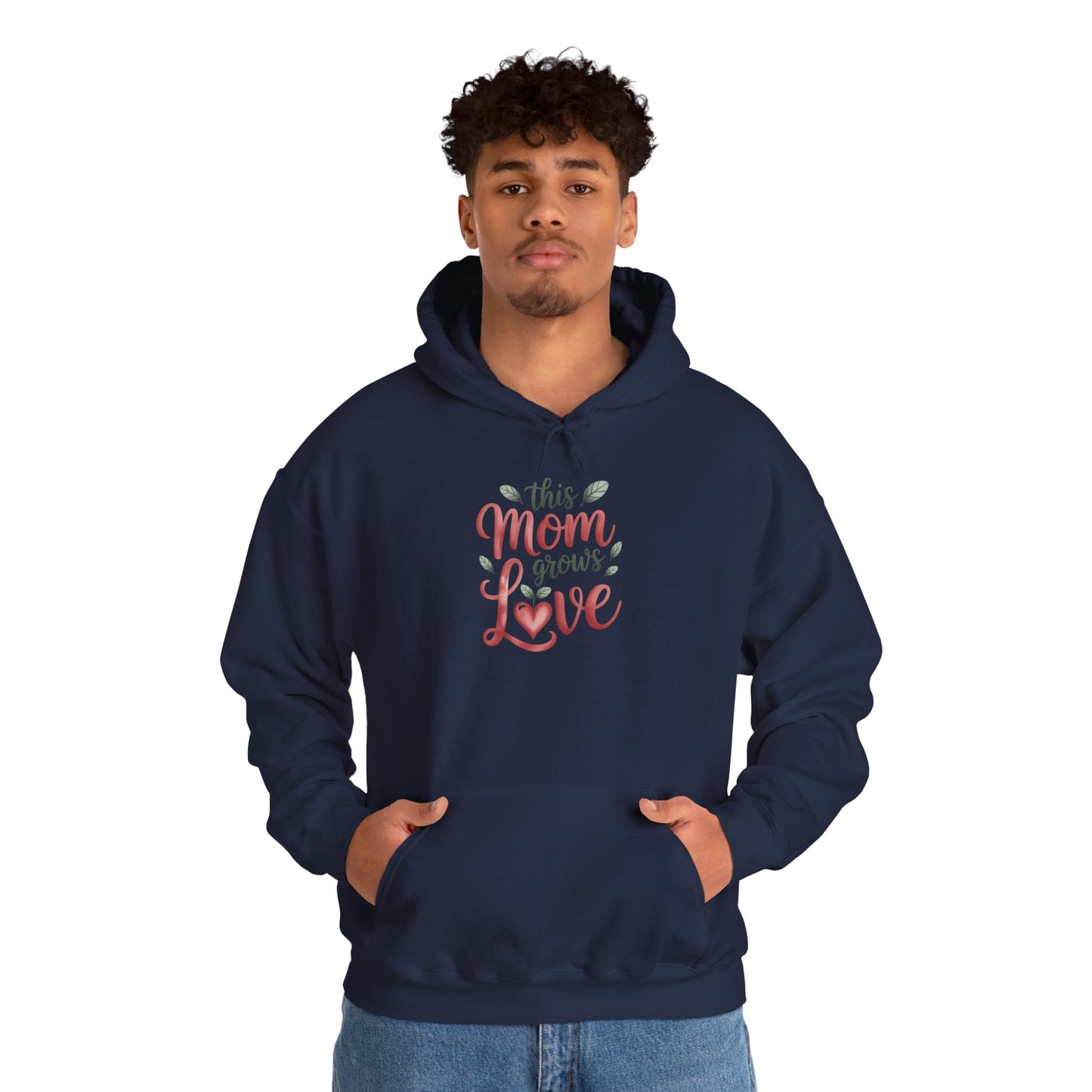 Mom Grows Love Hoodie — Gardening Sweatshirt for Plant Lovers