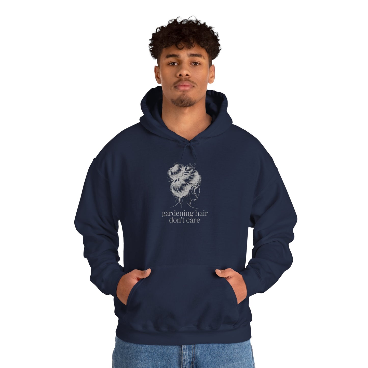 Gardening Hair Don't care Hoodie — Gardening Sweatshirt for Plant Lovers