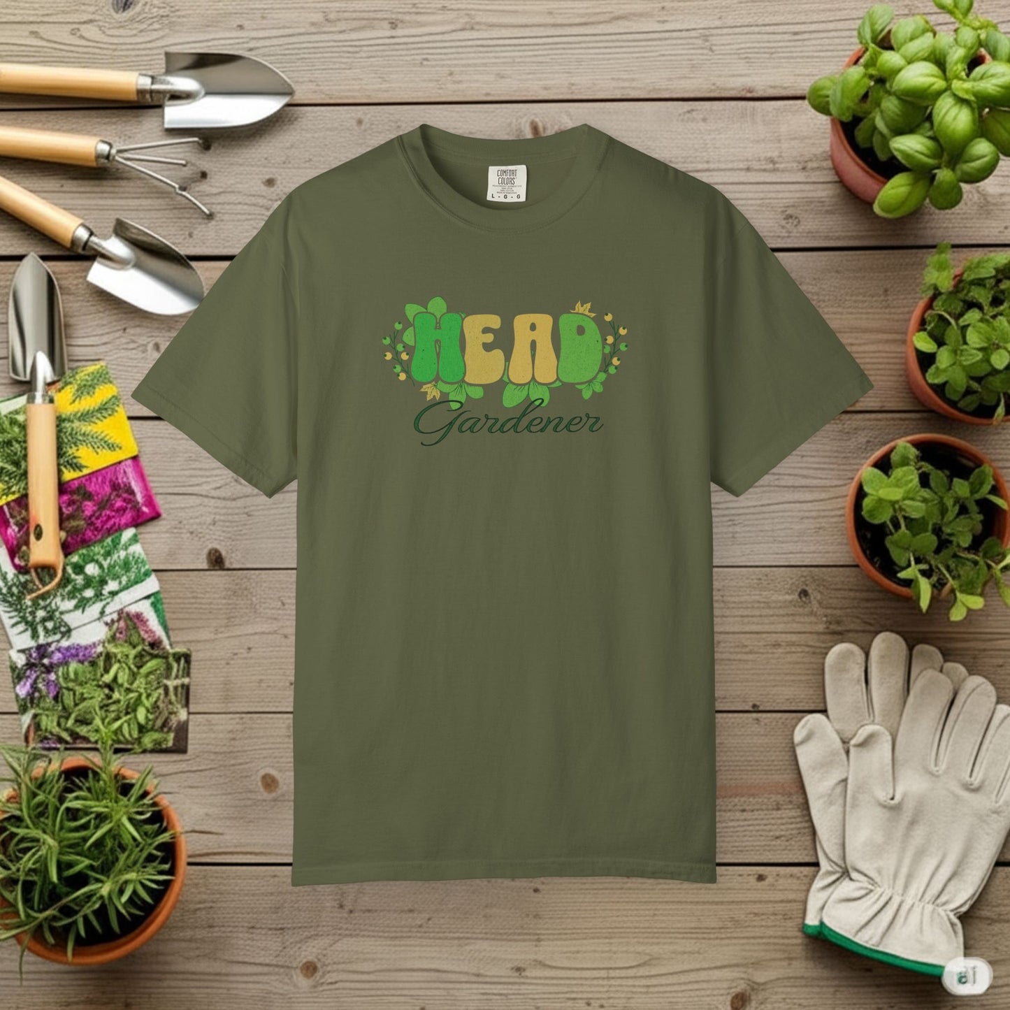 Head Gardener — Gardening Tee