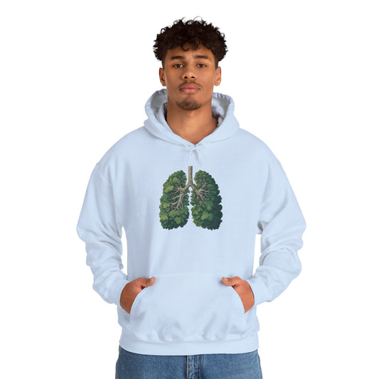 Earth Lungs Hoodie — Gardening Sweatshirt for Plant Lovers