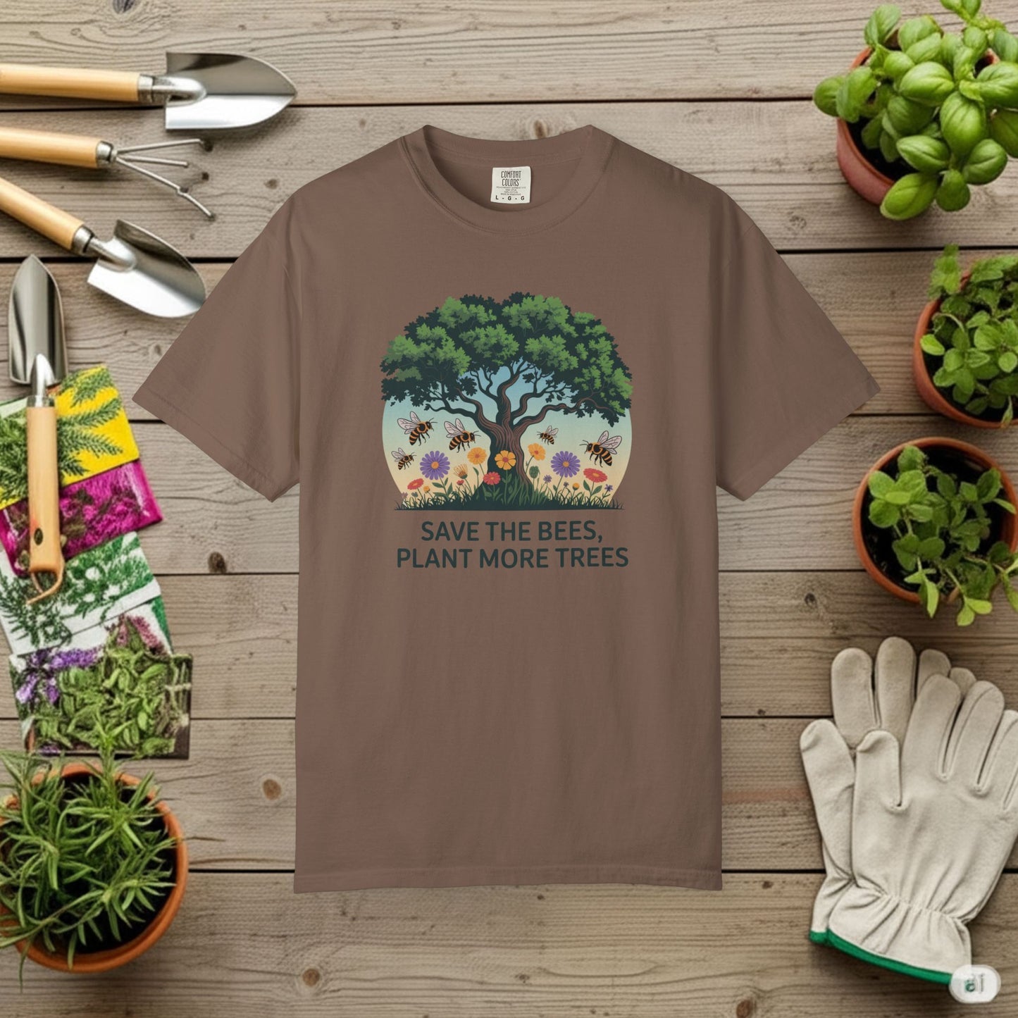 Save the Bees, Plant More Trees T-Shirt