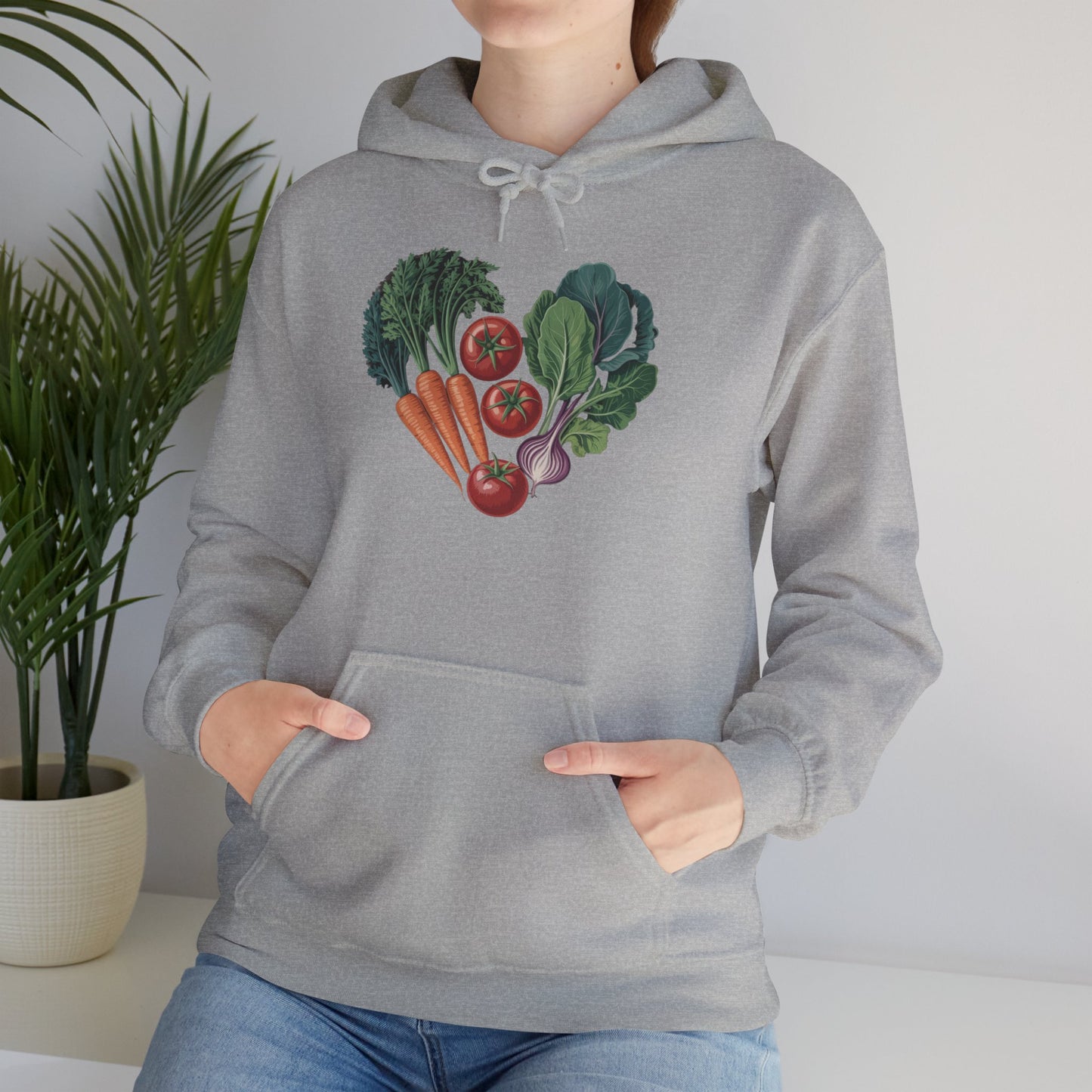 Heart Hoodie — Gardening Sweatshirt for Plant Lovers