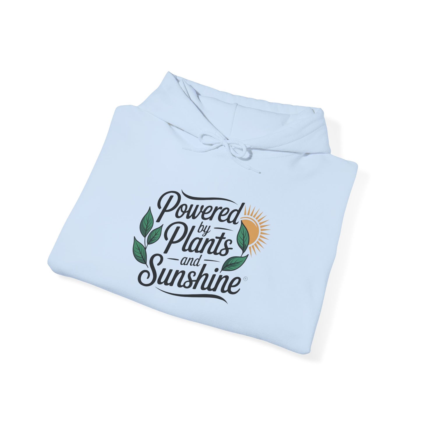 Powered by Plants Hoodie — Gardening Sweatshirt for Plant Lovers