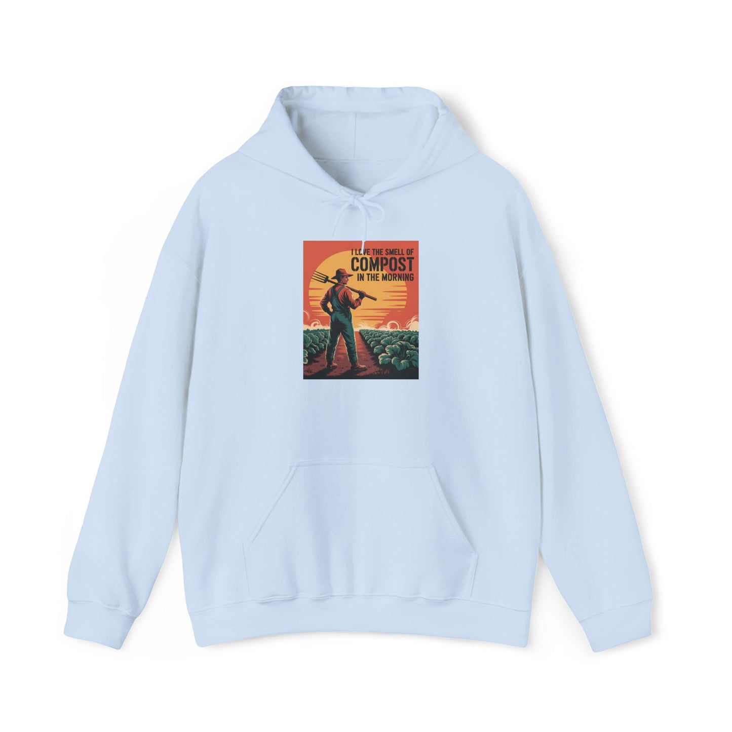 I Love the Smell of Compost Hoodie — Gardening Sweatshirt for Plant Lovers