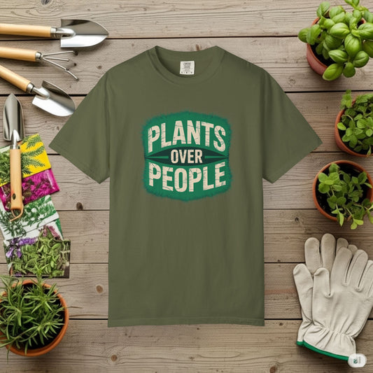Plants Over People — Gardening Tee