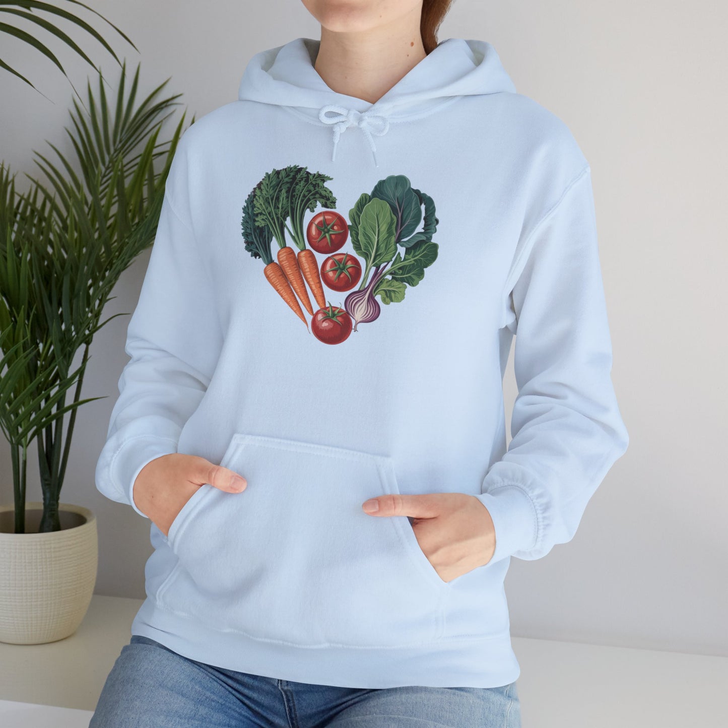 Heart Hoodie — Gardening Sweatshirt for Plant Lovers