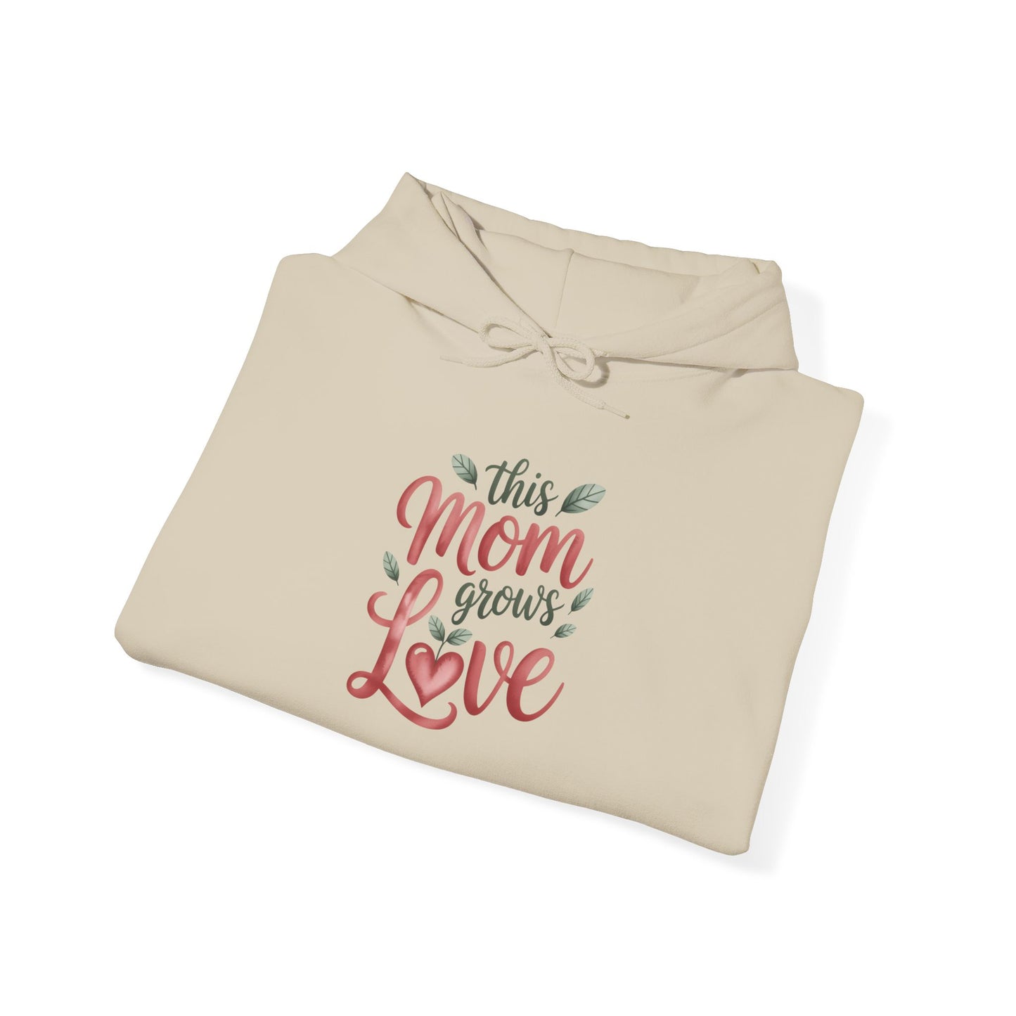 Mom Grows Love Hoodie — Gardening Sweatshirt for Plant Lovers