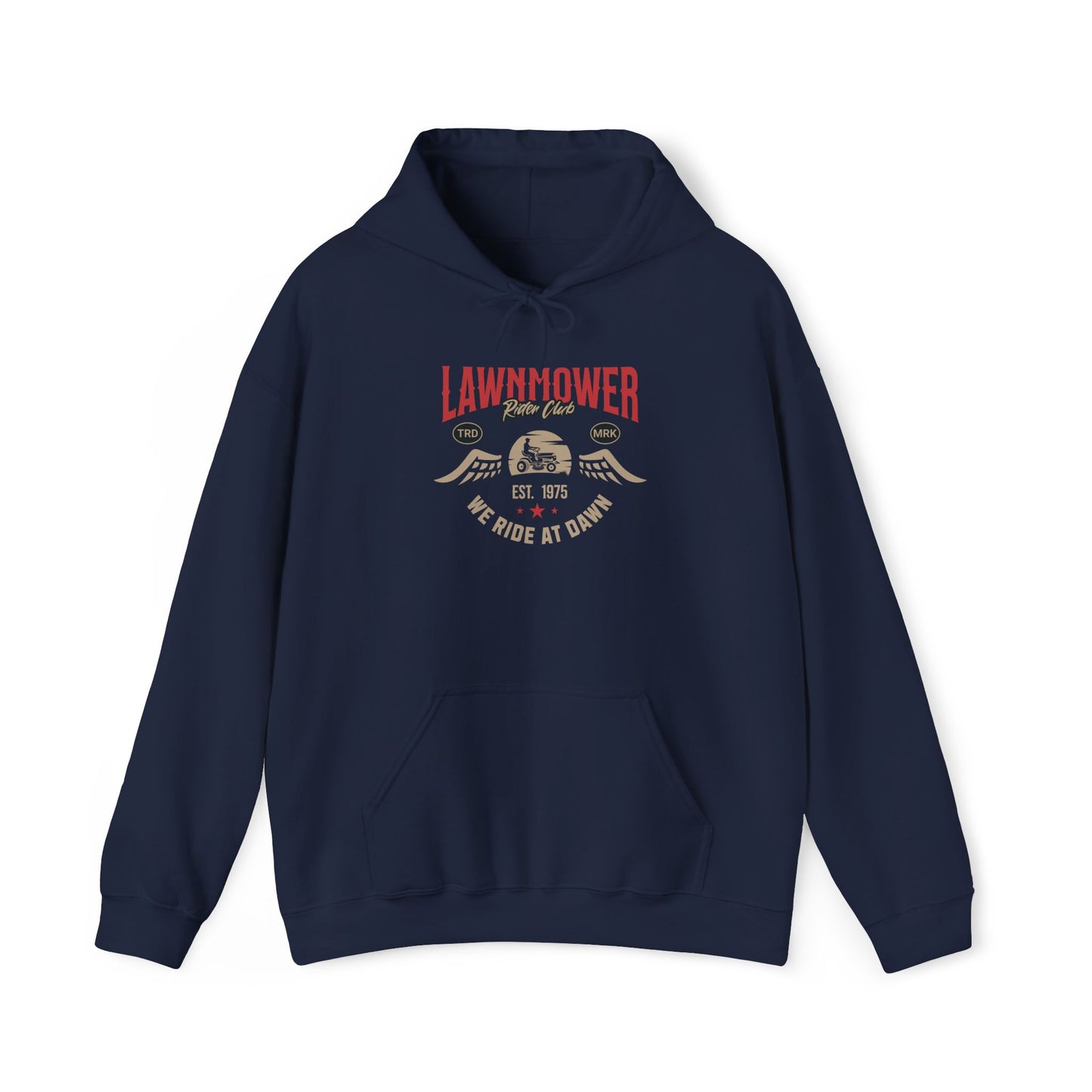 Lawnmower Riders Club Hoodie — Gardening Sweatshirt for Plant Lovers