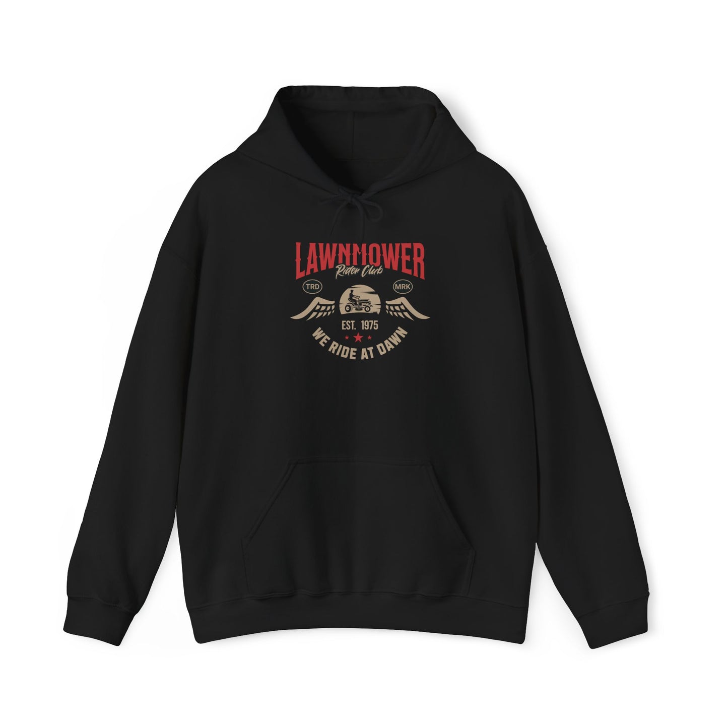 Lawnmower Riders Club Hoodie — Gardening Sweatshirt for Plant Lovers