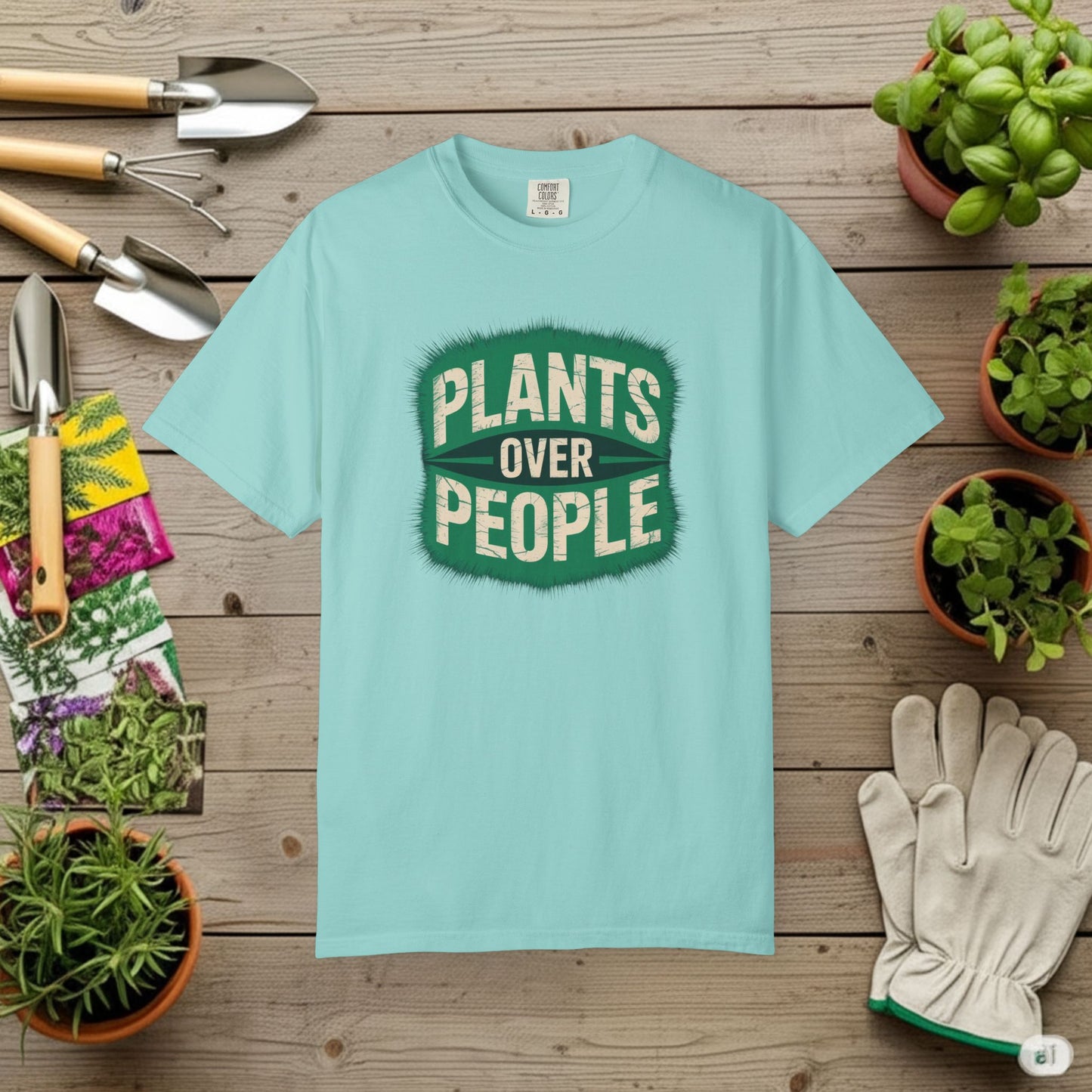 Plants Over People — Gardening Tee