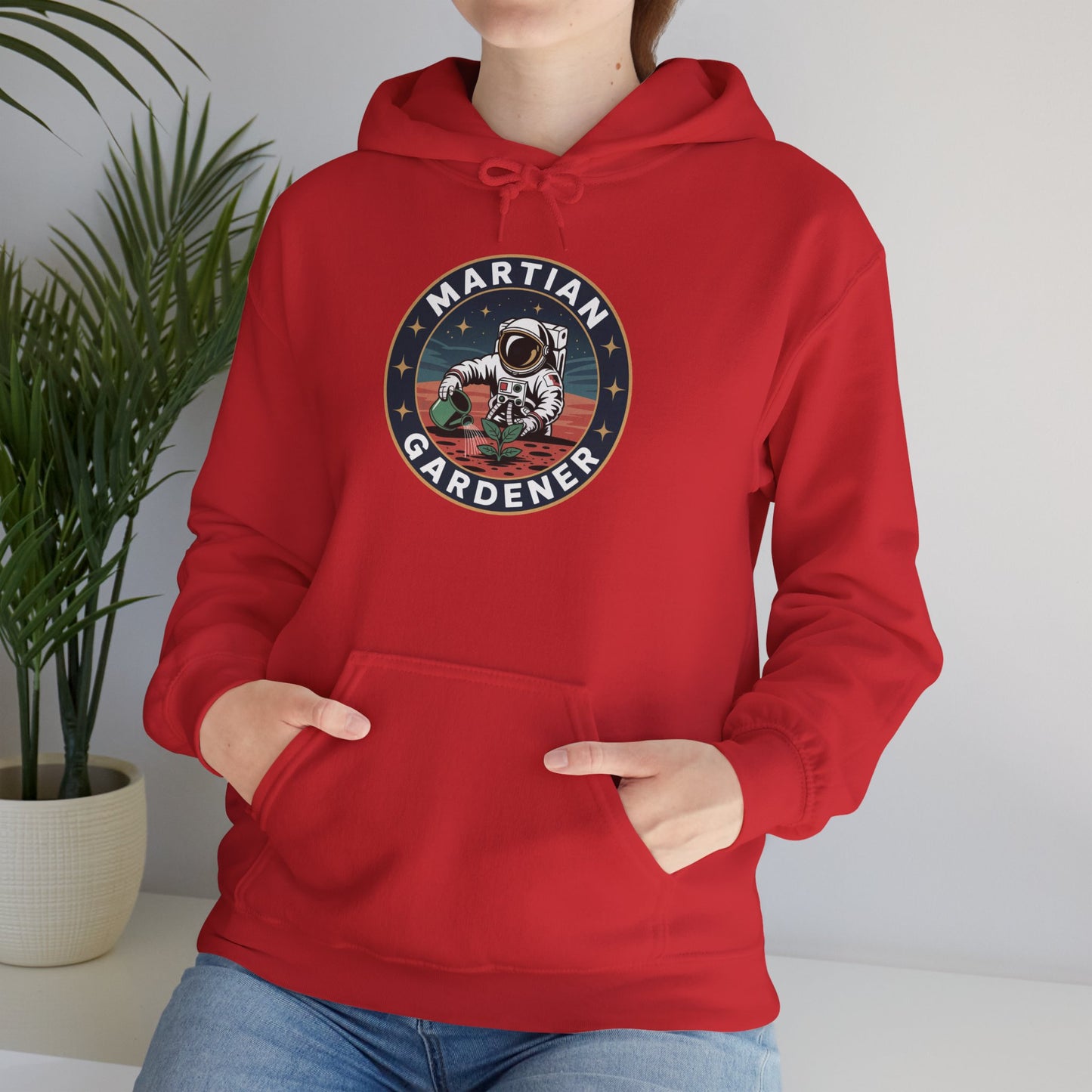 Martian Gardener Hoodie — Gardening Sweatshirt for Plant Lovers
