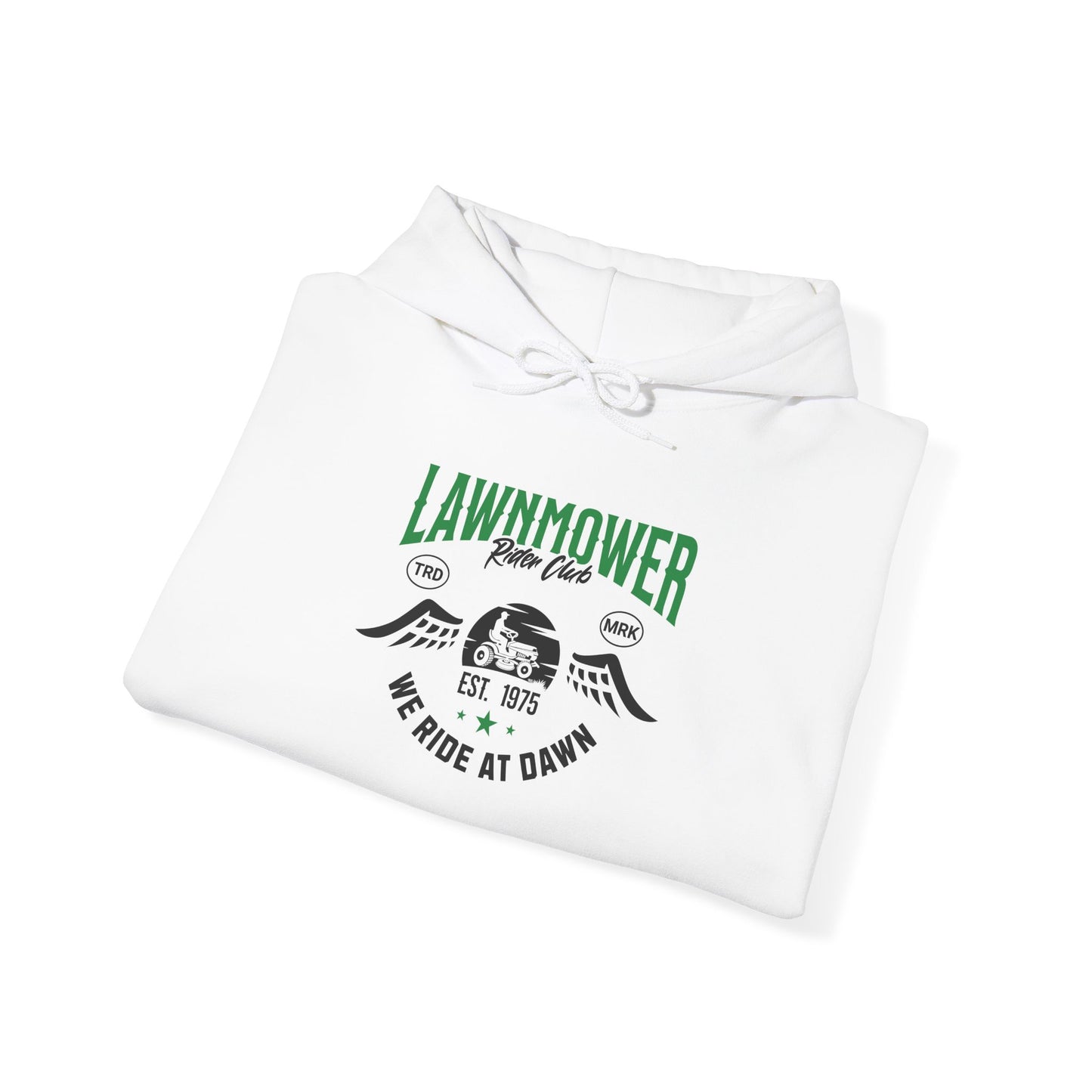 Lawnmower Riders Club Hoodie — Gardening Sweatshirt for Plant Lovers