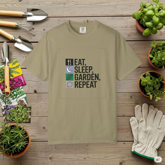 Eat, Sleep, Garden, Repeat T-Shirt