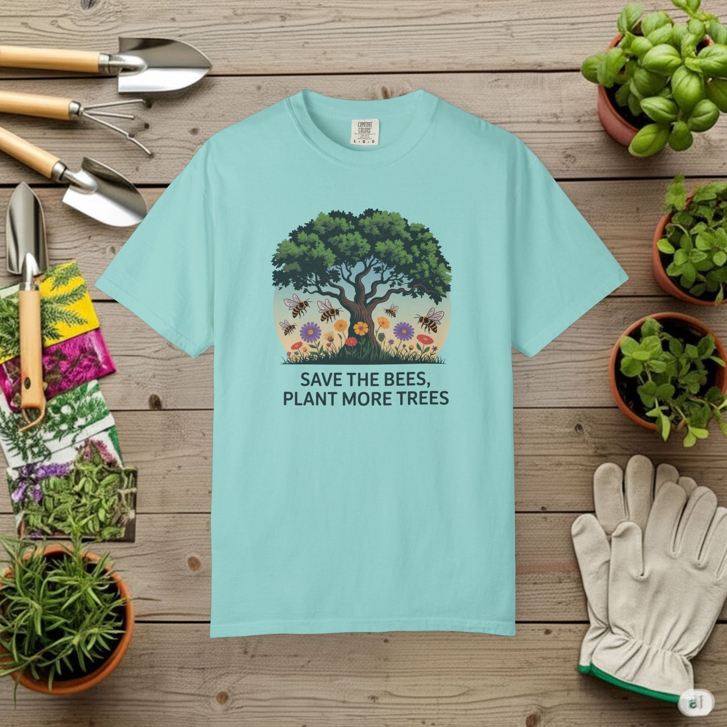 Save the Bees, Plant More Trees T-Shirt