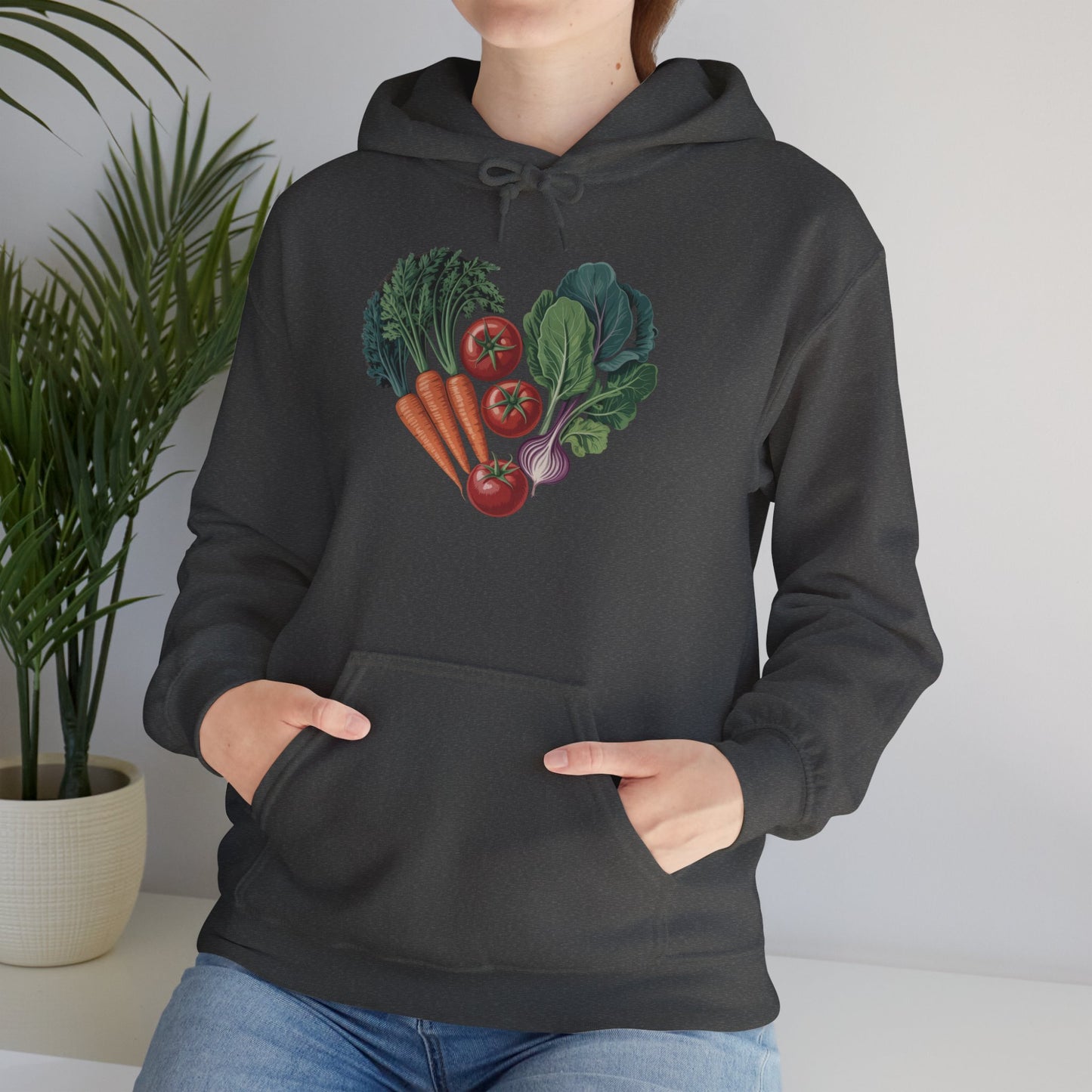 Heart Hoodie — Gardening Sweatshirt for Plant Lovers