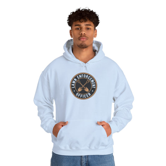 Lawn Enforcement Officer Hoodie — Gardening Sweatshirt for Plant Lovers